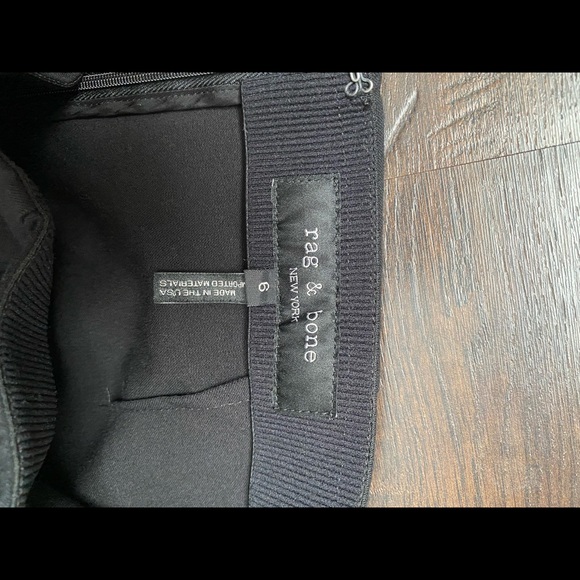 Rag & Bone Simone Pant Black sz 6 and size 8 - Picture 9 of 11